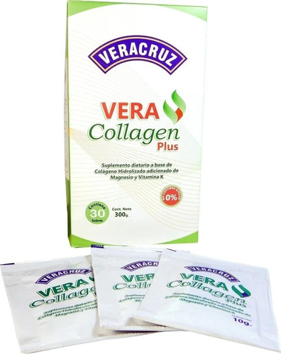 Collagen Plus Veracruz X 30 Sobres Suplemento Vera Colágeno 