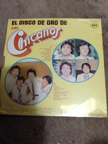 Lp El Disco De Oro Los Chicanos