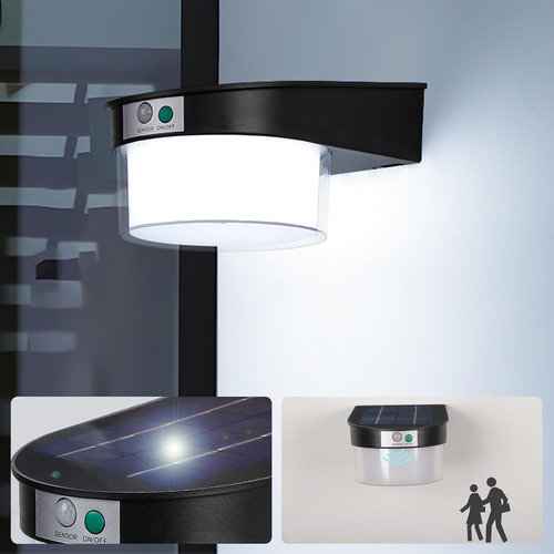 Luces Solares Impermeables Led 3 Modos Con Sensor