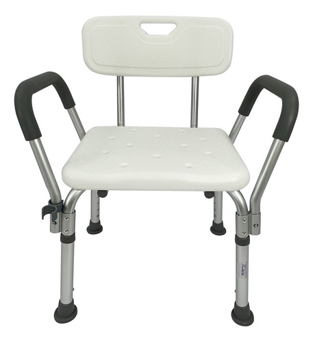 Silla Baño Respaldo Brazos Banco Ducha Antiderrapante 3en 1