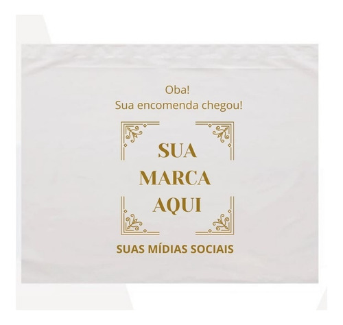 Envelope De Segurança Personalizado Com Logomarca 13x25 250