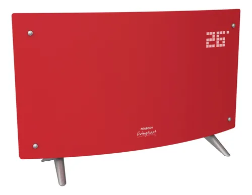 Calefactor Vitroconvector Curvo Peabody Pe-vqd20r Rojo Cts