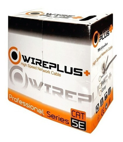 Bobina Wireplus+ Cable Utp Categoria 5e 305mts Cca Gris Acme