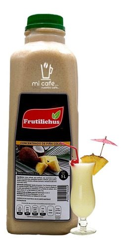 Concentrado De Piña Colada- Aguas Frescas Y Frappés -1 Litro