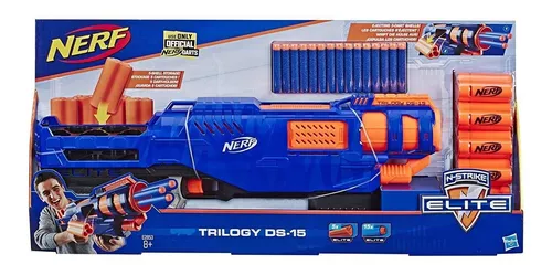 Lanca Dardo Nerf Elite Trilogy Ds15 - E3821 - Hasbro na Americanas