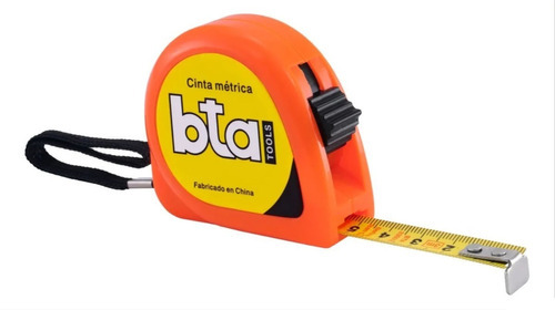 Cinta Métrica Profesional Fluo 2 M X 12,5 Mm Bta Tools