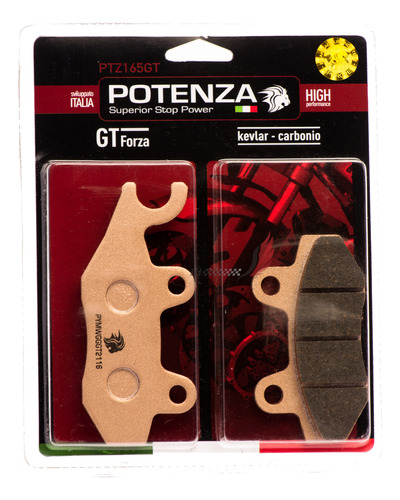 Pastilha Potenza Diant Ys Fazer 250 Ptz165gt