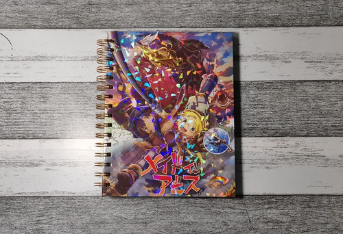 Cuaderno Made In Abyss Holográfico Con Esquelas Agenda Anime