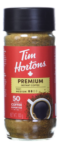 Café Instantáneo Tim Hortons  Premium 100g