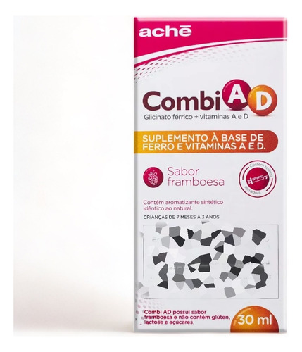 Combi Ad - 30ml - Com Ferro E Vitaminas A E D