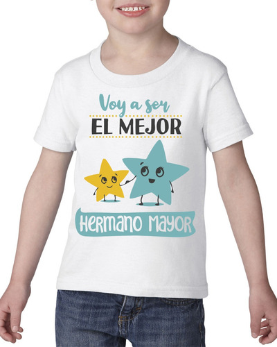 Playera Voy A Ser Hermano Papa Mama Sorpresa