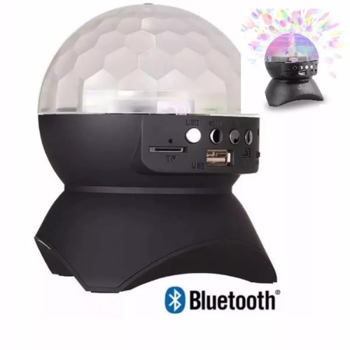 Caixa De Som Globo Bluetooth Led Dj Usb Fm Exbom Cs-a24bt