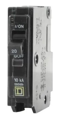 Imagen 6 de 10 de Pastilla Interruptor Termomagnético 1p20a Qo120 Schneider