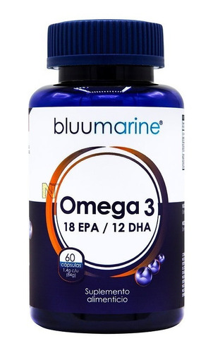 Omega 3 (18 Epa / 12 Dha= (60 Cápsulas) Bluumarine Anahuac