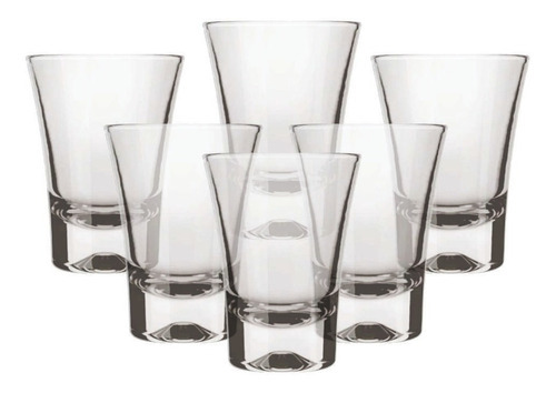 Kit de 6 vasos de cristal para chupito de 60 ml Nadir Figueiredo Olé