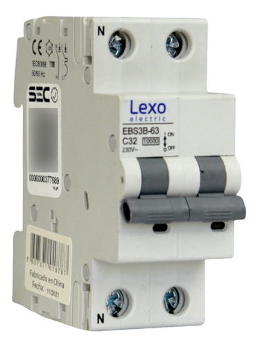 Int. Automatico Lexo 2x32a 10ka C - 5350032