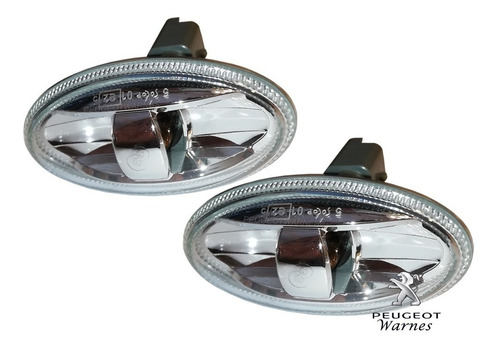 Juego Faros De Giro Transparente Orig De Peugeot 207 Compact