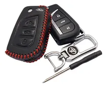 Comprar Funda Piel Llave Toyota Hilux Yaris Corolla Camry 3boton Rav