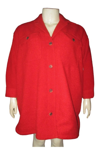 Abrigo Jacket Rojo Mujer Plus Size Talla 4x/ 5x Old Navy