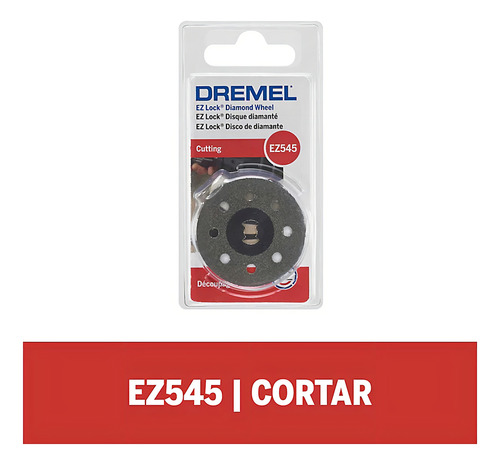 Disco de diamante Ez Lock Dremel Ez545 de 38 mm, cambio rápido