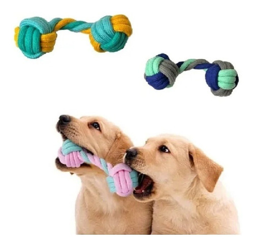 Pelota  Cuerda Doble Para Mascotas,juguete Perros T&h