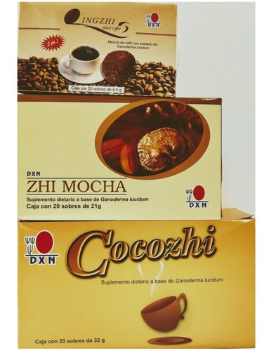 Kit 3 Cajas Ling-mocha-coco Zhi - - Unidad a $84000