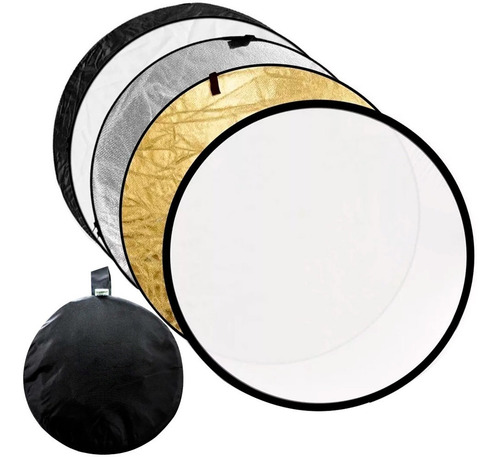 Kit Pantalla Reflectora Gadnic 5en1 107cm Rebote + Bolso