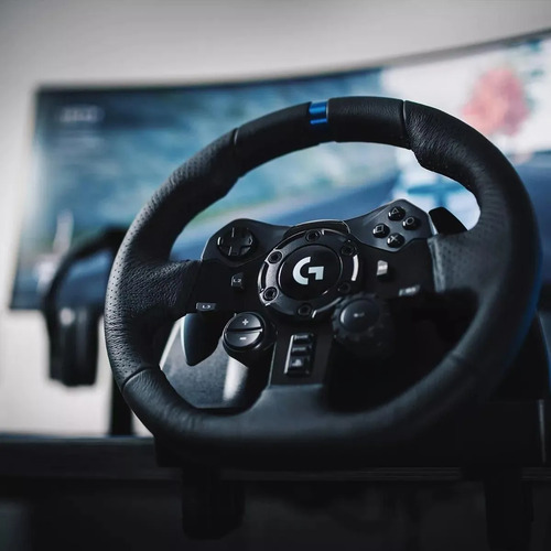 Volante Logitech G923 Trueforce Y Pedalera Pc Ps4 Ps5 Negro