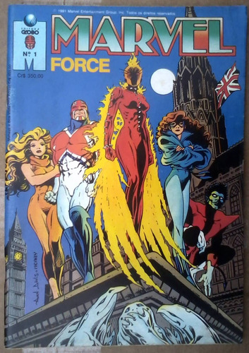 Marvel Force - Completa 9 Numeros - Ed. Globo / Gibi, Qudr