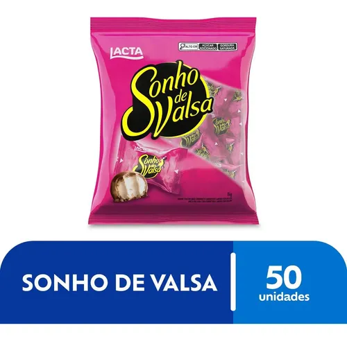 Wafer Recheado Sonho de Valsa Sabor Chocolate - Pacote 1kg — R$ 59,90 em Mercado Livre, 40% OFF