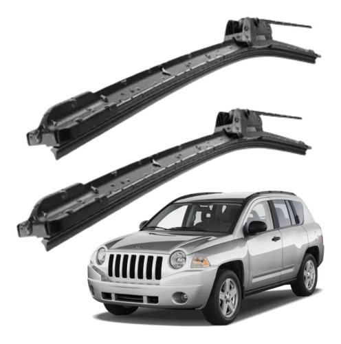 Juego Escobillas Limpiaparabrisas Flex Jeep Compass 08/15