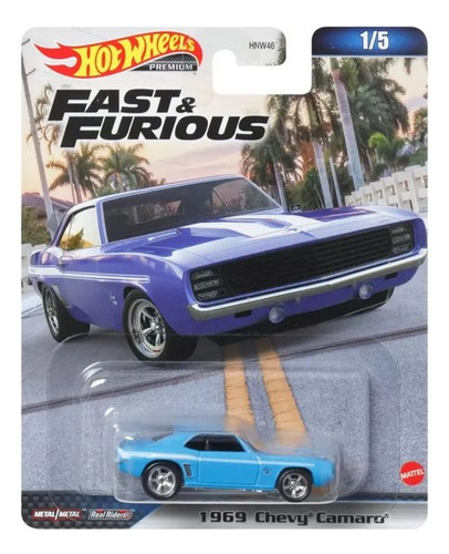 Hot Wheels Premium Fast And Furious 1969 Chevy Camaro