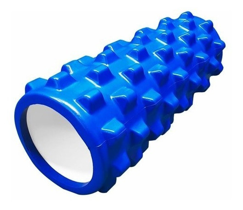 Foam Roller Rodillo De Espuma Eva Yoga Para Masaje Gym Color Azul