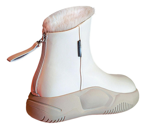 Botas De Nieve De Invierno Para Mujer Botines 36 Beige