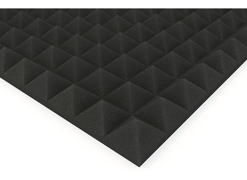 20 Paneles Acústicos Piramide Basic50x50cmx30mm + Adhesivo1l