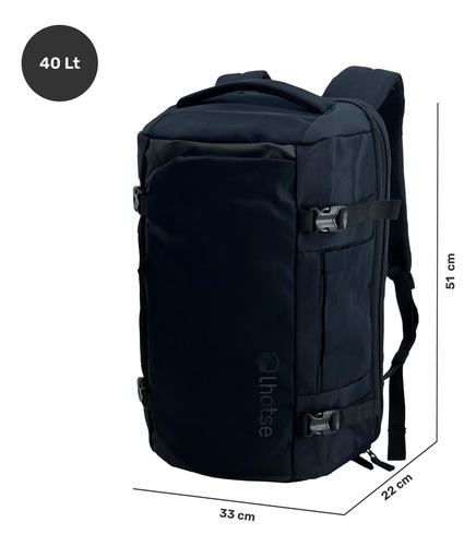 Mochila Viaje Impermeable Notebook 17,3 Broadpeak 40l Lhotse