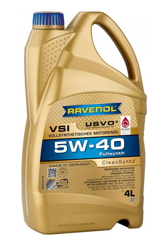 Aceite Ravenol 5w40 4l. Sintetico Vsi Sl/cf