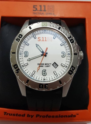 Reloj Tactical 5.11 Original Caballero Plateado