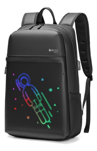 Mochila Proyección Moda Con Mochila Dinámica Led Inteligente