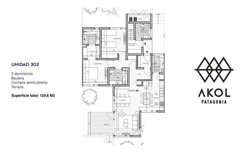 Imagen 30 de 30 de Venta Departamento 302 M3, 129 M2, Akol Bº Náutico Tres Cerros Villa La Angostura Costa De Lago