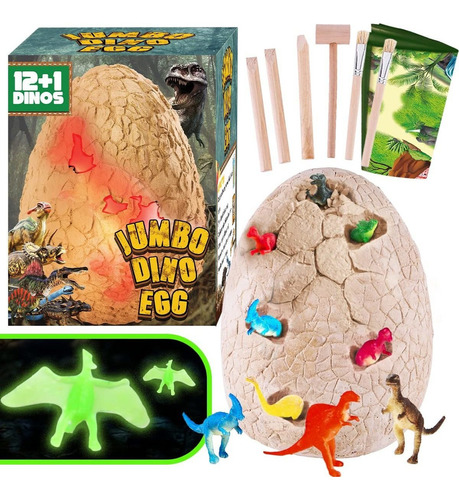 Juego Educativo Huevo De Dinosaurio Tamaño Gigante D Fr80jc