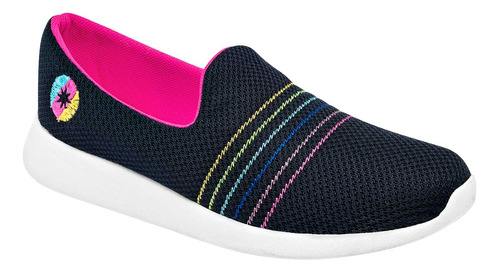 Tenis Mod 11315226 Para Mujer Moramora Color Marino