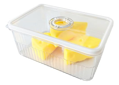 Contenedor De Queso Para Refrigerador Con Esfera De Fecha, C
