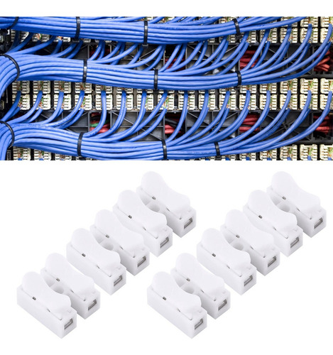 L 100 Conectores De Cable Rápido Push Quick Wire, 10 A, 220