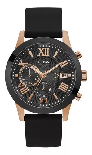 Reloj Guess Atlas Negro W1055g3 Nuevo 100% Original | Envío gratis