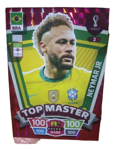 Adrenalyn Qatar 2022 Panini Neymar Jr Top Master