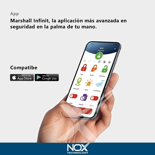 Imagen 3 de 10 de Kit Alarma Inalámbrica Marshall 4 Wifi + 4g Casa Local
