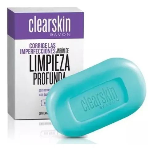 Jabón Facial Clearskin C/ácido Salicílico Pieles Grasas Avon