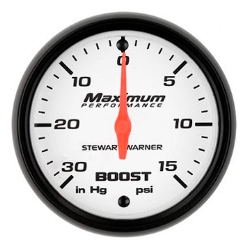 Relógio Medidor Pressão Do Turbo 55mm Stewart Warner Maximum