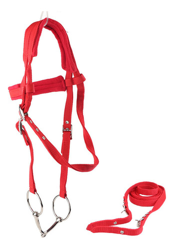 Cabezas De Caballo Cabezada Ajustable Arnés De Rienda Cojín